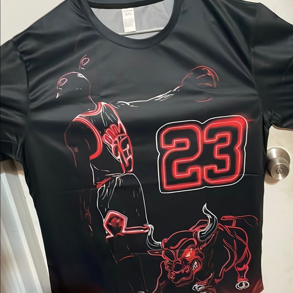 Black Graphic Men's Shirt